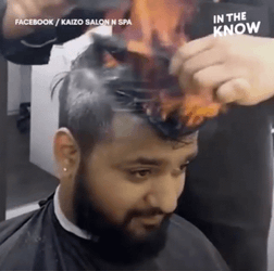 SalonHair On Fire GIF