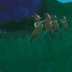 Salsa Dancing Banana Men On The Field GIF
