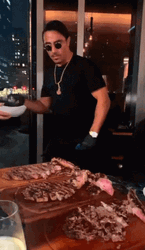 Salt Bae Majestic Salting GIF