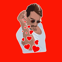 Salt Bae Sprinkling Love GIF