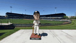 Salt Lake Bees Old Player Mike Trout GIF