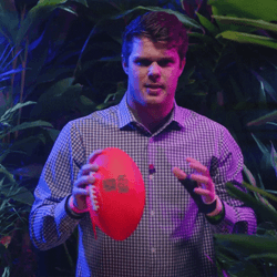 Sam Darnold Holding The Ball GIF