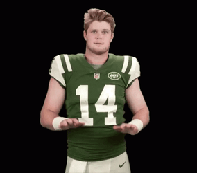 Sam Darnold Shaking His Head GIF