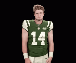 Sam Darnold Shrugging GIF