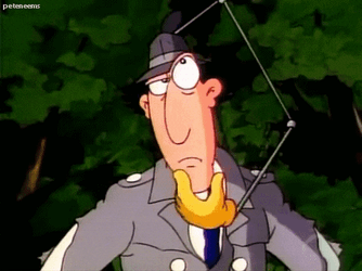 Sam Ponder Inspector Gadget Touch Chin GIF
