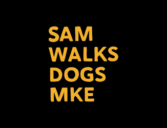 Sam Walking Dog GIF