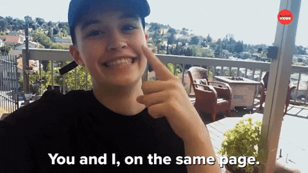 Same Girl You And I On Same Page GIF
