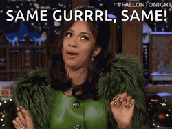 Same Gurl Okur Cardi B Response GIF