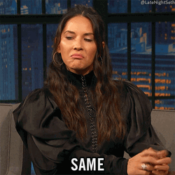 Same Olivia Munn Passive Reaction GIF