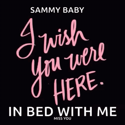 Sammy Baby Bed With Me Album Poster GIF
