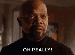 Samuel Jackson Oh Really GIF