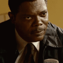 Samuel L Jackson Funny Face GIF
