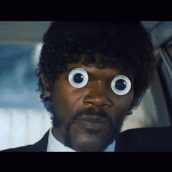 Samuel L Jackson Googly Eyes GIF