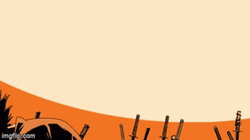 Samurai Champloo Jin And Mugen Silhouette GIF