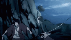 Samurai Champloo Mugen Spinning Kick GIF