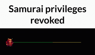 Samurai Privileges Revoked Rhythm Doctor GIF