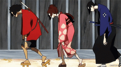 Samurai Saturday Poster GIF