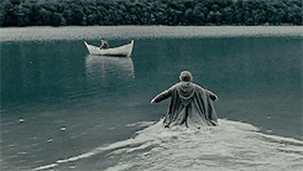 Samwise Gamgee Walking In Water GIF
