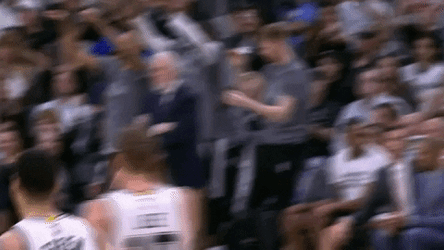 San Antonio Spurs Sideline Cheering GIF