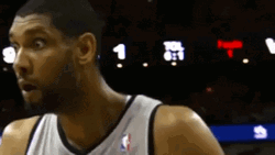 San Antonio Spurs Tim Duncan Stunned Reaction GIF