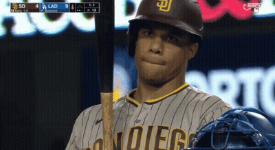 San Diego Baseball Player Holding Bat GIF