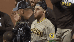 San Diego Padres Blowing Kisses GIF