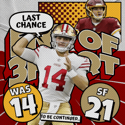 San Francisco 49Ers 21 Vs Washington Commanders 14 Third-Fourth Quarter Break GIF