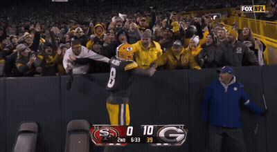 San Francisco 49Ers Vs Green Bay Packers FOX NFL GIF