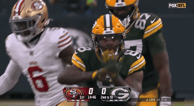 San Francisco 49Ers Vs Green Bay Packers Fox NFL GIF