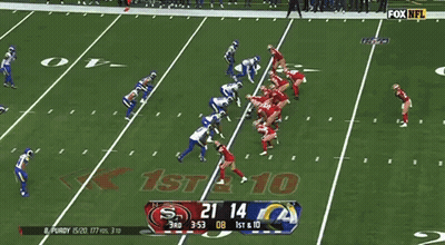 San Francisco 49Ers Vs LA Rams Football Game GIF