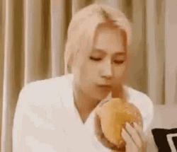 Sana Enjoys Whataburger GIF