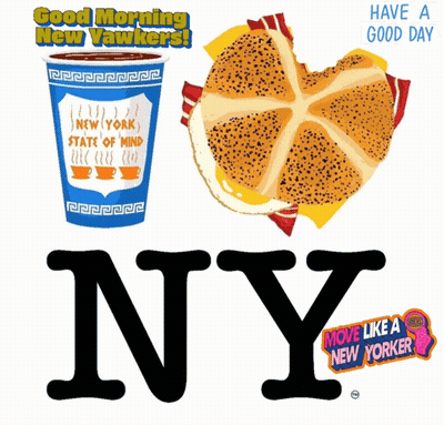 Sandwich And Coffee Good Morning New Yawkers GIF