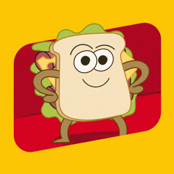 Sandwich Wink Wink GIF