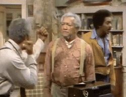 Sanford And Son Fighting Each Other GIF