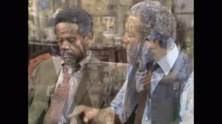 Sanford And Son Fred And Son Drinking GIF