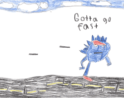 Sanic Gotta Go Fast GIF