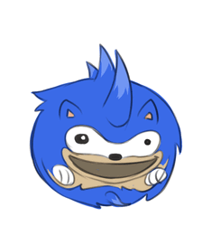Sanic Rolling As A Ball GIF