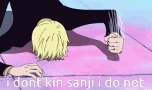 Sanji Bowing With Regret In One Piece