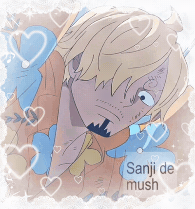 Sanji De Mush Name Drawing GIF