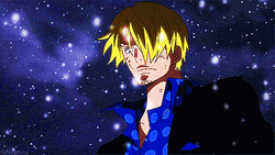 Sanji From One Piece In Snow GIF