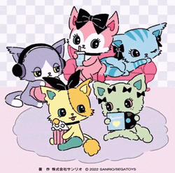 Sanrio Beatcats Blinking GIF