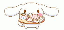 Sanrio Fluffy Cinnamoroll Sweet Food GIF
