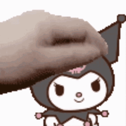 Sanrio Kuromi Petting GIF