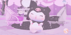 Sanrio Kuromi Spins GIF