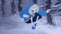 Sans And Papyrus Fighting Together 2D Animation GIF