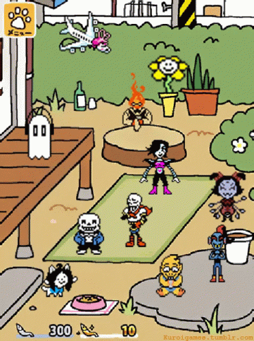 Sans And Papyrus Playing Game With Number 10 GIF
