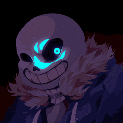Sans From Undertale With Menacing Look GIF