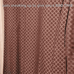 Sans Sneaking Out GIF