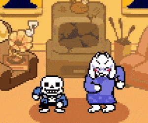Sans Toriel GIF