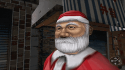 Santa Animation Saying Ho Ho Ho GIF